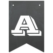 Zurück zu Schule - Tafelentwurfsfahne Wimpelkette (Dritte Fahne)