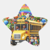 Zurück zu Schulfeiern Stern-Aufkleber (Vorderseite)