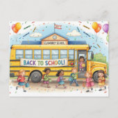 Zurück zu Schulfreunden Postkarte (Vorderseite)