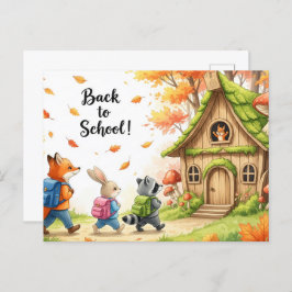 Zurück zu Schulfreunden Postkarte