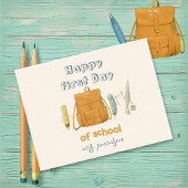 Zurück zu Schulfreunden Postkarte