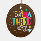 Zurück zu Schulgeschenke Team Dritte Klasse 3 Lehr Keramik Ornament (Links)