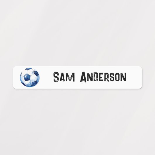 Zurück zu Schuljungen Fußball-Kinder Name Etiketten (Design 1)