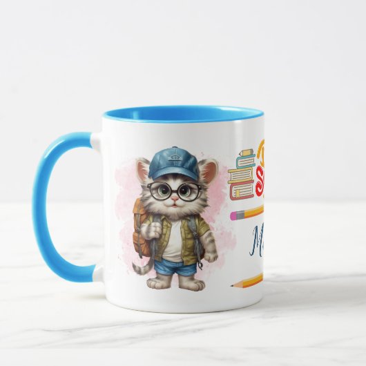 Zurück zu Schulkatzenkleidung - Personalisierter R Tasse (Links)