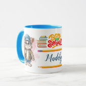 Zurück zu Schulkatzenkleidung - Personalisierter R Tasse (Vorderseite Links)