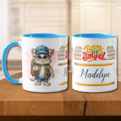 Zurück zu Schulkatzenkleidung - Personalisierter R Tasse