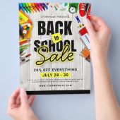 Zurück zu Schulkauf Marketing Flyer und Werbung (Hand)