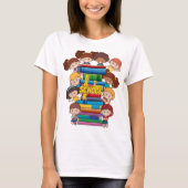 Zurück zu Schulkindern Lehrer T-Shirt (Vorderseite)