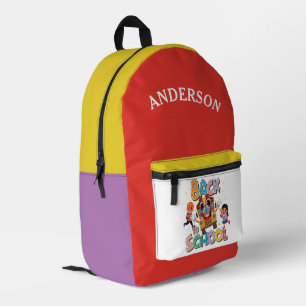 Zurück zu Schulkindern Personalisierter Name Bedruckter Rucksack