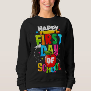 Zurück zu Schullehrern Kinder Kind glücklichen ers Sweatshirt