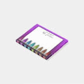 Zurück zu Schullehrer's Rainbow Glitzer Crayons Post-it Klebezettel (angewinkelt)