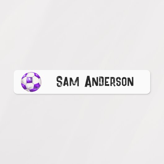 Zurück zu Schulmädchen Fußball Kinder Name Etiketten (Design 2)