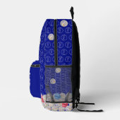 Zurück zu Schulmarbles Blue Print Cut Nähtasche Bedruckter Rucksack (Rechts)