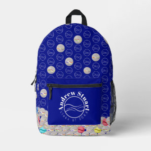 Zurück zu Schulmarbles Blue Print Cut Nähtasche Bedruckter Rucksack