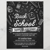 Zurück zu Schulmaterial - Schwarzweiß Flyer (Vorne)