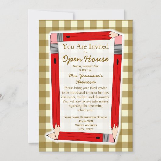 Zurück zu Schuloffenes Haus-Einladung Einladung (Vorderseite)