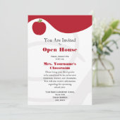 Zurück zu Schuloffenes Haus-Einladung - rotes Einladung (Stehend Vorderseite)