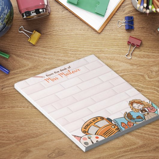 Zurück zu Schulspenden Personalisiert Notizblock