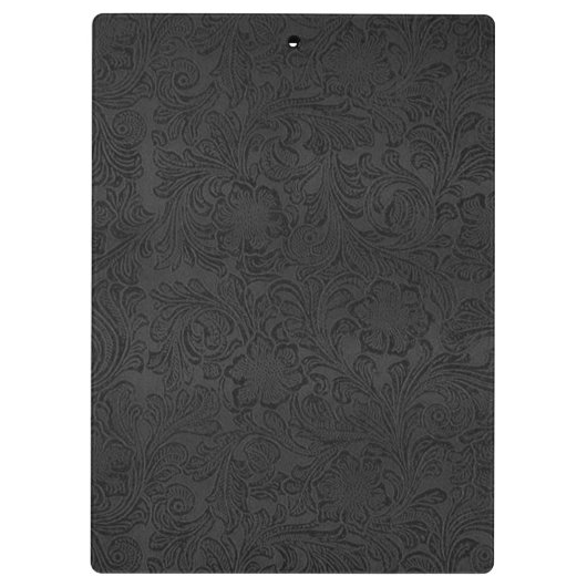 Zurück zu SchulUni-Schwarz-rustikalem Leder Klemmbrett (Rückseite)