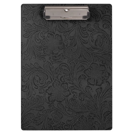Zurück zu SchulUni-Schwarz-rustikalem Leder Klemmbrett (Vorderseite)