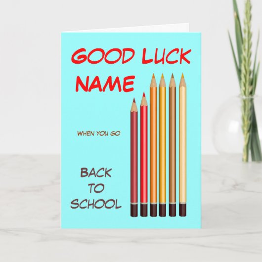 Zurück zu Schulwünschen Karte (Vorderseite)