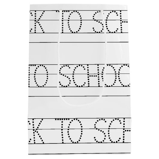 Zurück zu Schwarzweißbriefen Mittlere Geschenktüte (Rückseite)