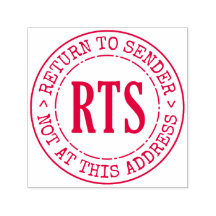 Zurück zu Sender RTS Rubber Briefmarke Grosses Rou