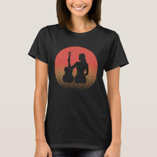 Zurück zu Vintagen Retro-Rock & Roll-Musik und Gui T-Shirt
