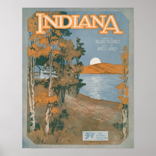 Zurück Zuhause in Indiana Poster (Vorne)