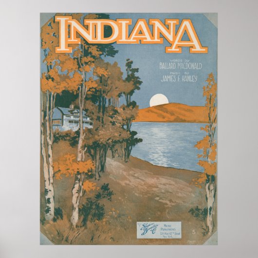 Zurück Zuhause in Indiana Poster (Vorne)