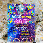 Zurück zum 80er - farbenfrohe Vivid Neon Glow Part Einladung<br><div class="desc">Mit unseren Neon Glow Birthday Party Einladungen bringen Sie Ihre Gäste zurück in die pulsierende Ära der 80er Jahre! Diese Einladungen erfassen das Wesen des "80ers mit ihren kühnen und lebhaften Neonfarben, die an die ikonischen Neonzeichen und -moden der Zeit erinnern. Die fluoreszierenden Druckfarben, die elektrische Blues und Neongelb und...</div>