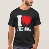 Zurück zum 80er I Liebe des 80er-Jahre Kostümkleid T-Shirt (Vorderseite)