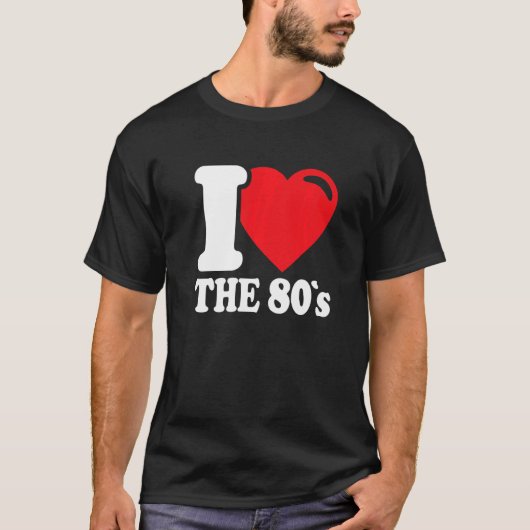 Zurück zum 80er I Liebe des 80er-Jahre Kostümkleid T-Shirt (Vorderseite)
