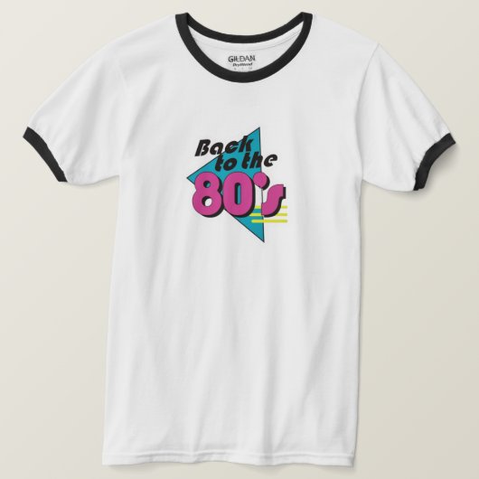 Zurück zum 80er Nastolgia T-Shirt (Design vorne)