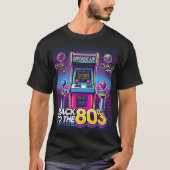 Zurück zum 80er Retro Arcade T - Shirt Neon Coin-U (Vorderseite)