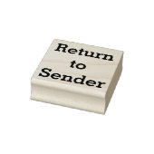 "Zurück zum Absender" Gummi-Briefmarke Gummistempel (Stempel)
