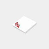 Zurück zum Abtauchen abziehen Post-it Klebezettel (angewinkelt)