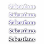 Zurück zum Aufkleber für lila Lavendel (Vorderseite)