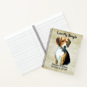 Zurück zum Beagle-Notebook Notizblock (Innenseite)