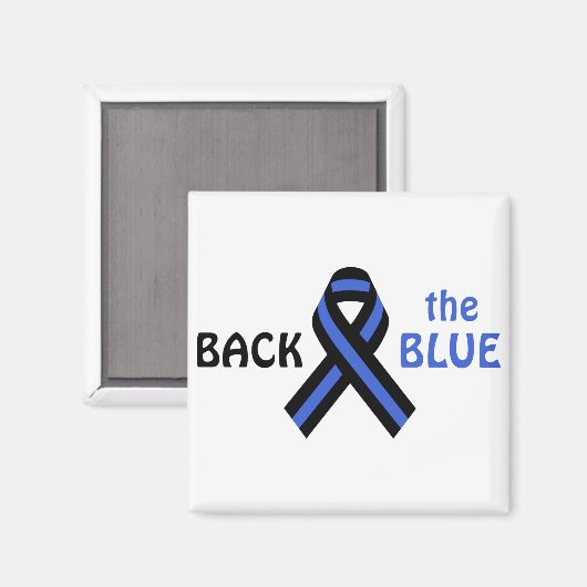 Zurück zum Blau Magnet (Vorderseite/Rückseite)