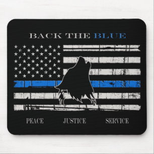 Zurück zum Blau Mousepad