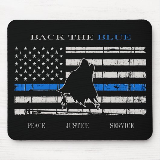 Zurück zum Blau Mousepad (Vorne)