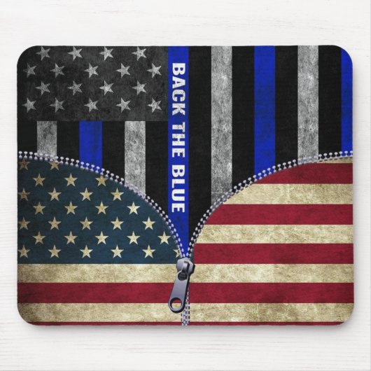 Zurück zum Blau Mousepad (Vorne)