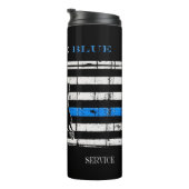 Zurück zum Blau Thermosbecher (Nach rechts gedreht)