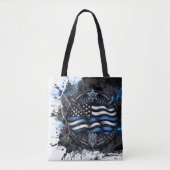 Zurück zum "Blue Law Enforcement Tote Bag" Tasche (Vorderseite)