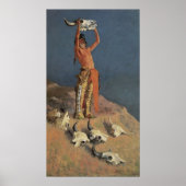 Zurück zum Buffalo von Frederic Remington Poster (Vorne)