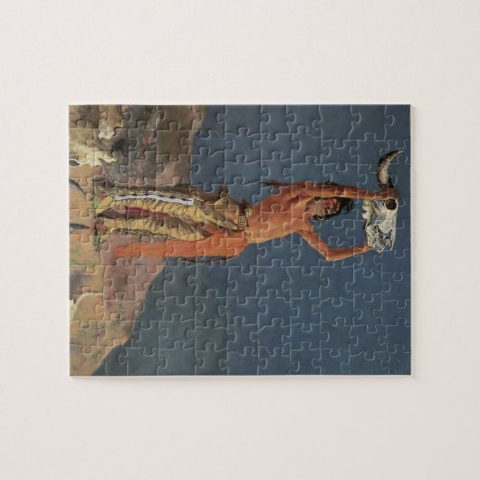 Zurück zum Buffalo von Frederic Remington Puzzle (Horizontal)