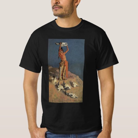 Zurück zum Buffalo von Frederic Remington T-Shirt (Vorderseite)