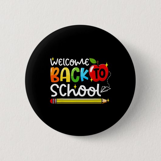 Zurück zum ersten Schultag Button (Vorderseite)