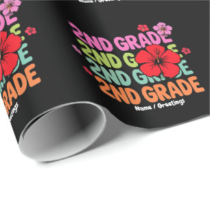 Zurück zum ersten Schultag der zweiten Klasse Nied Geschenkpapier